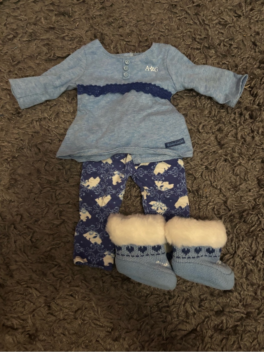 American girl Polar Bear Pajamas